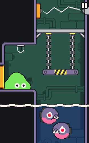 Gameplay of the Slime pizza for Android phone or tablet.