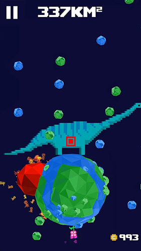 Gameplay of the Small bang for Android phone or tablet.