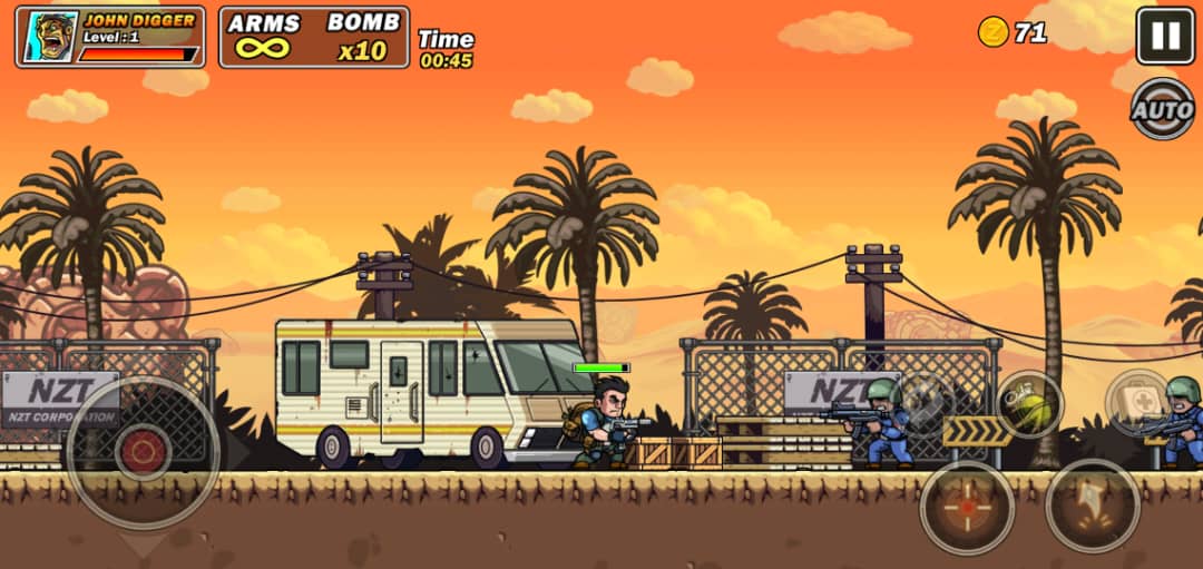 Gameplay of the Small Soldier for Android phone or tablet.
