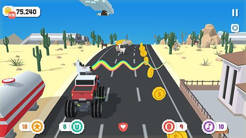 Gameplay of the Smashy dash for Android phone or tablet.