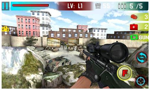 Full version of Android apk app Sniper shoot war for tablet and phone.