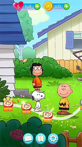 Gameplay of the Snoopy pop for Android phone or tablet.