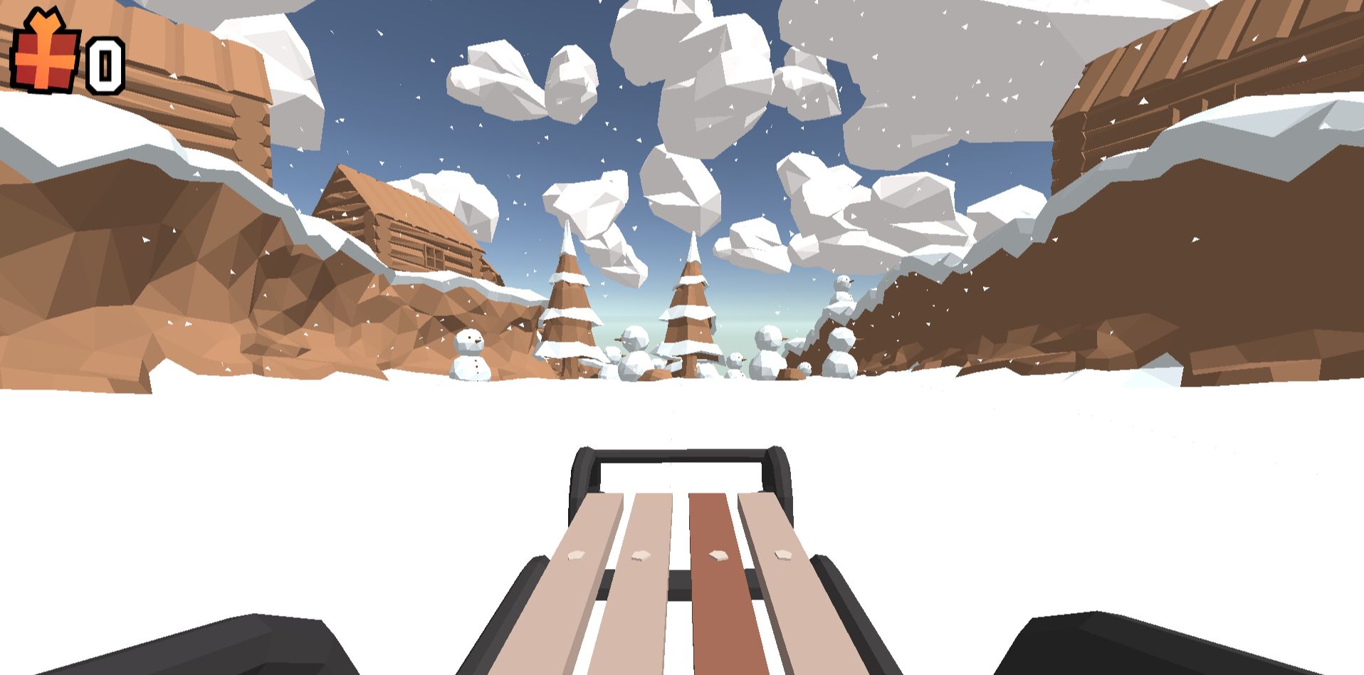 Gameplay of the Snow Rider 3D for Android phone or tablet.