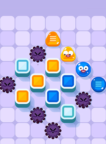 Gameplay of the Soap dodgem: Bubble puzzle for Android phone or tablet.