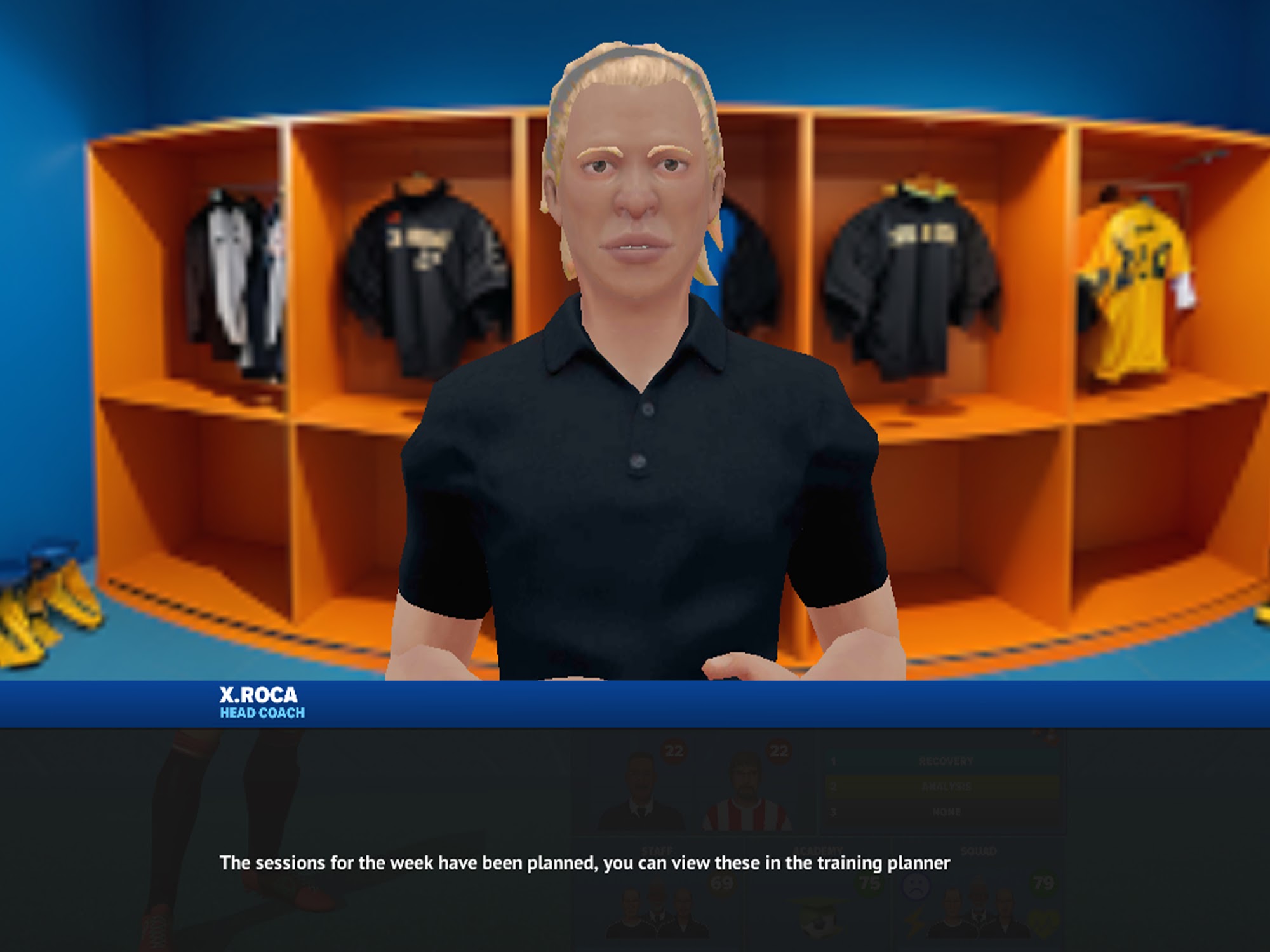 Gameplay of the Soccer Club Management 2024 for Android phone or tablet.