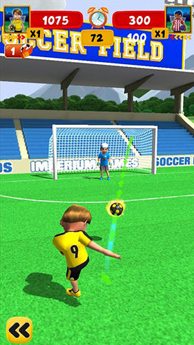 Gameplay of the Soccer kids for Android phone or tablet.