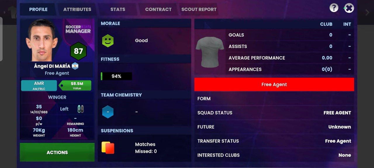 Gameplay of the Soccer Manager 2024 - Football for Android phone or tablet.