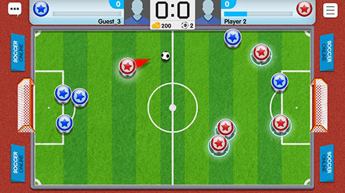 Gameplay of the Soccer online stars for Android phone or tablet.