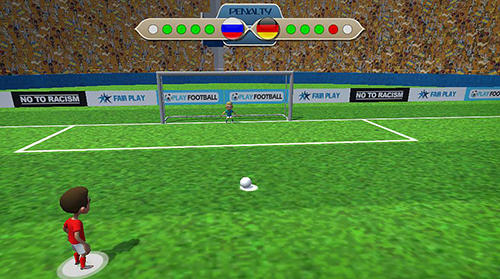 Gameplay of the Soccer world cup: Soccer kids for Android phone or tablet.