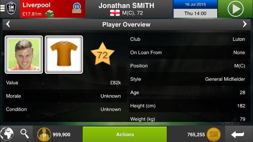 Full version of Android apk app Soccer manager 2016 for tablet and phone.