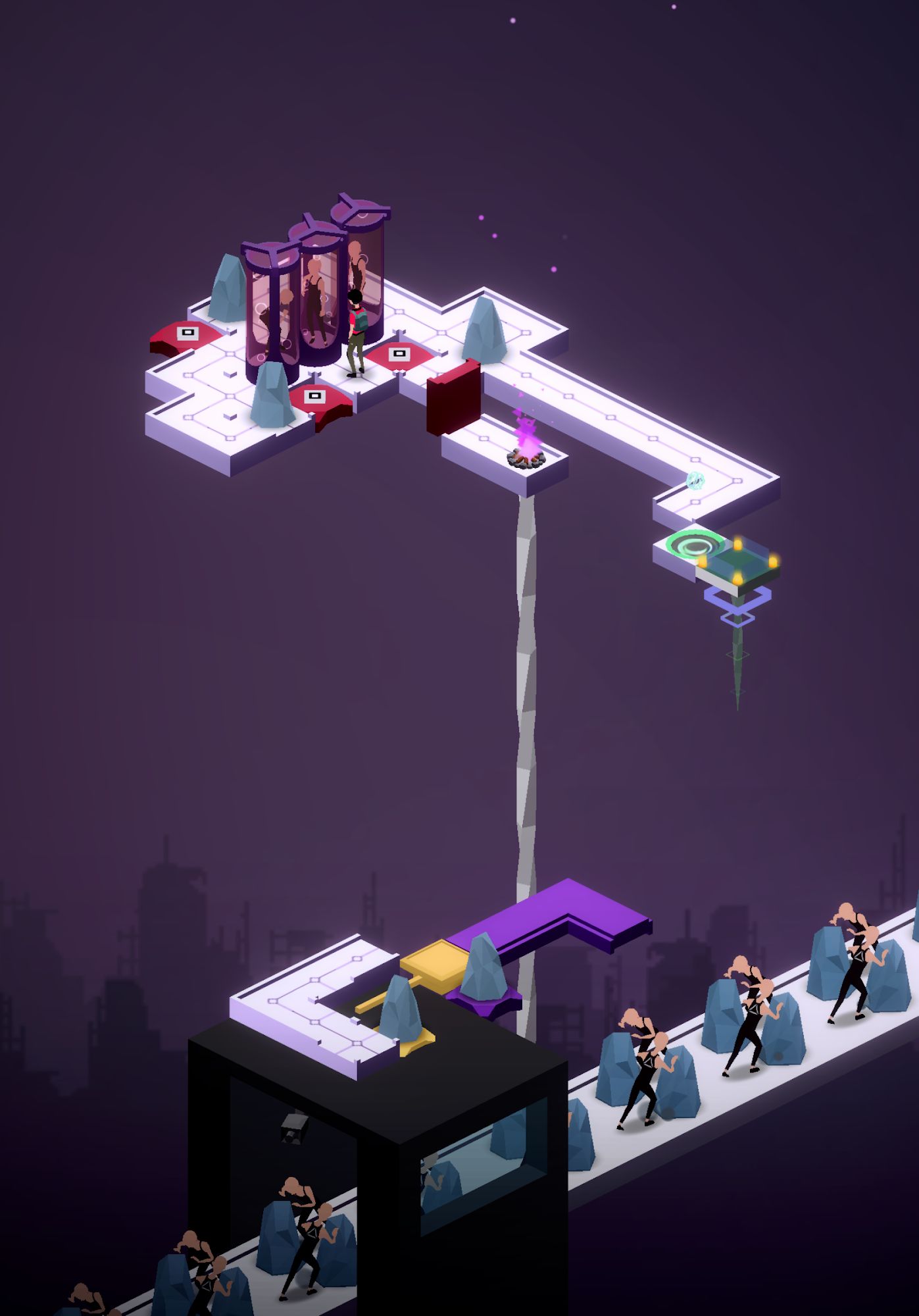 Gameplay of the Sole Light: Isometric Puzzles for Android phone or tablet.
