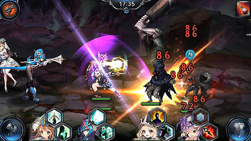 Gameplay of the Solidus for Android phone or tablet.