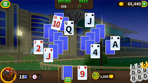 Gameplay of the Solitaire dash: Card game for Android phone or tablet.