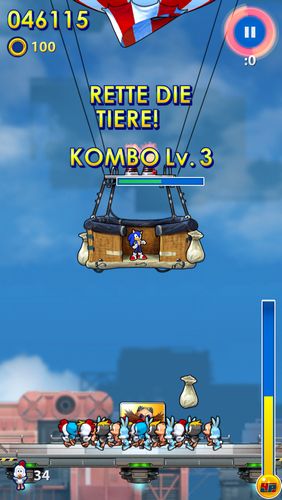 Full version of Android apk app Sonic jump: Fever for tablet and phone.