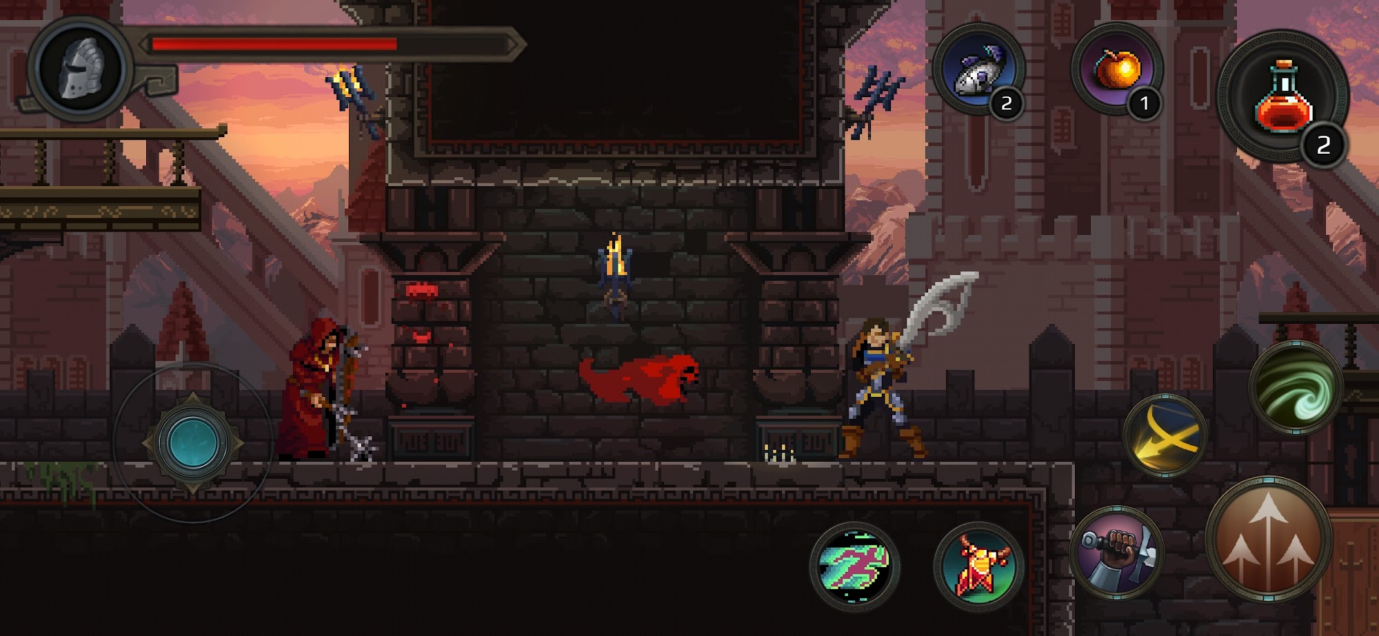 Gameplay of the Soul Crusade for Android phone or tablet.