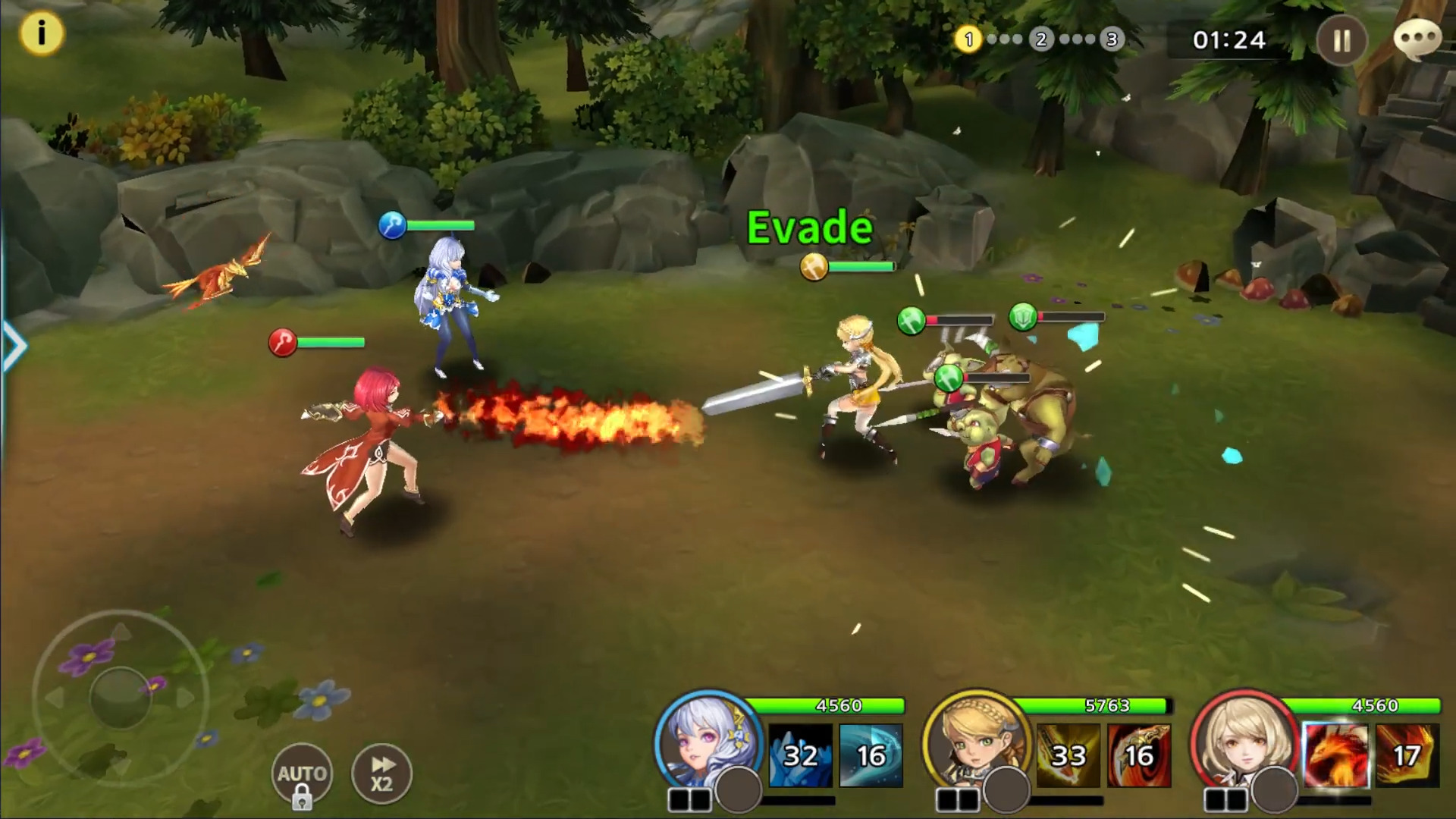 Gameplay of the Soul Seeker Knights: Crypto for Android phone or tablet.