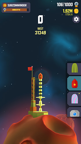 Gameplay of the Space frontier 2 for Android phone or tablet.