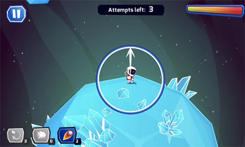 Gameplay of the Space golf galaxy for Android phone or tablet.