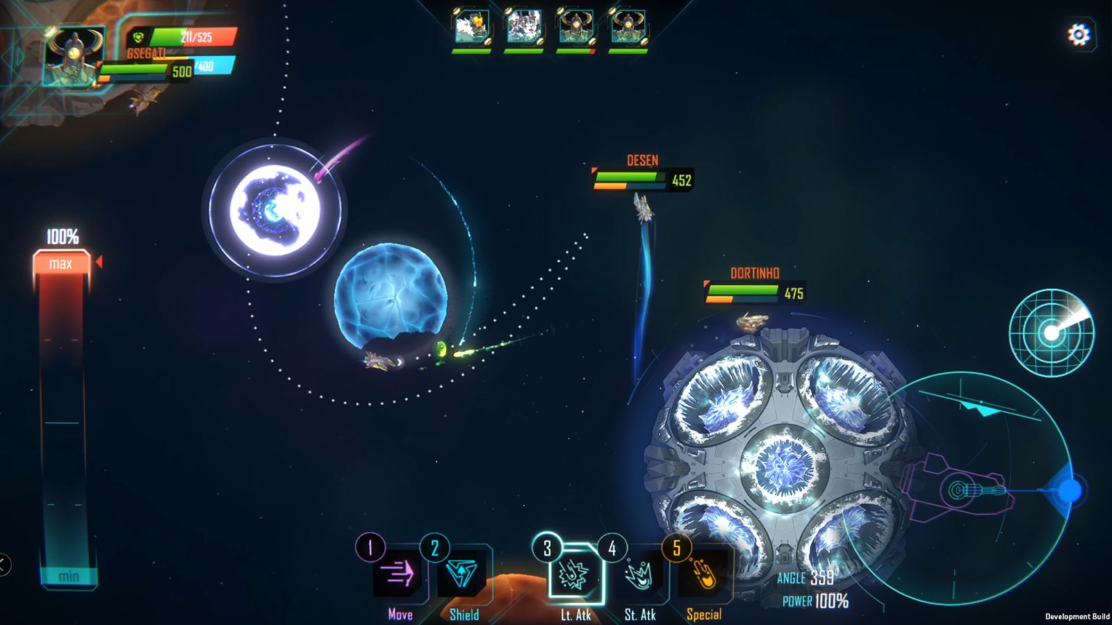 Gameplay of the Space Mavericks for Android phone or tablet.