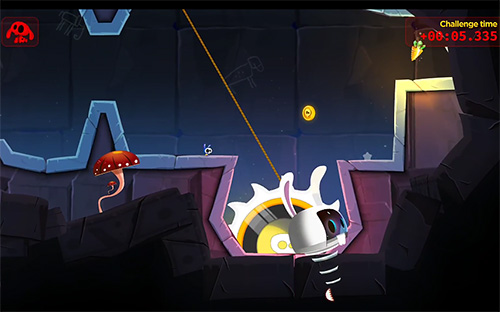 Gameplay of the Space rabbits in space for Android phone or tablet.