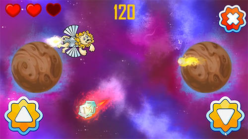 Gameplay of the Space safari: Crazy runner for Android phone or tablet.