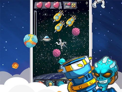 Gameplay of the Space smasher: Kill invaders for Android phone or tablet.