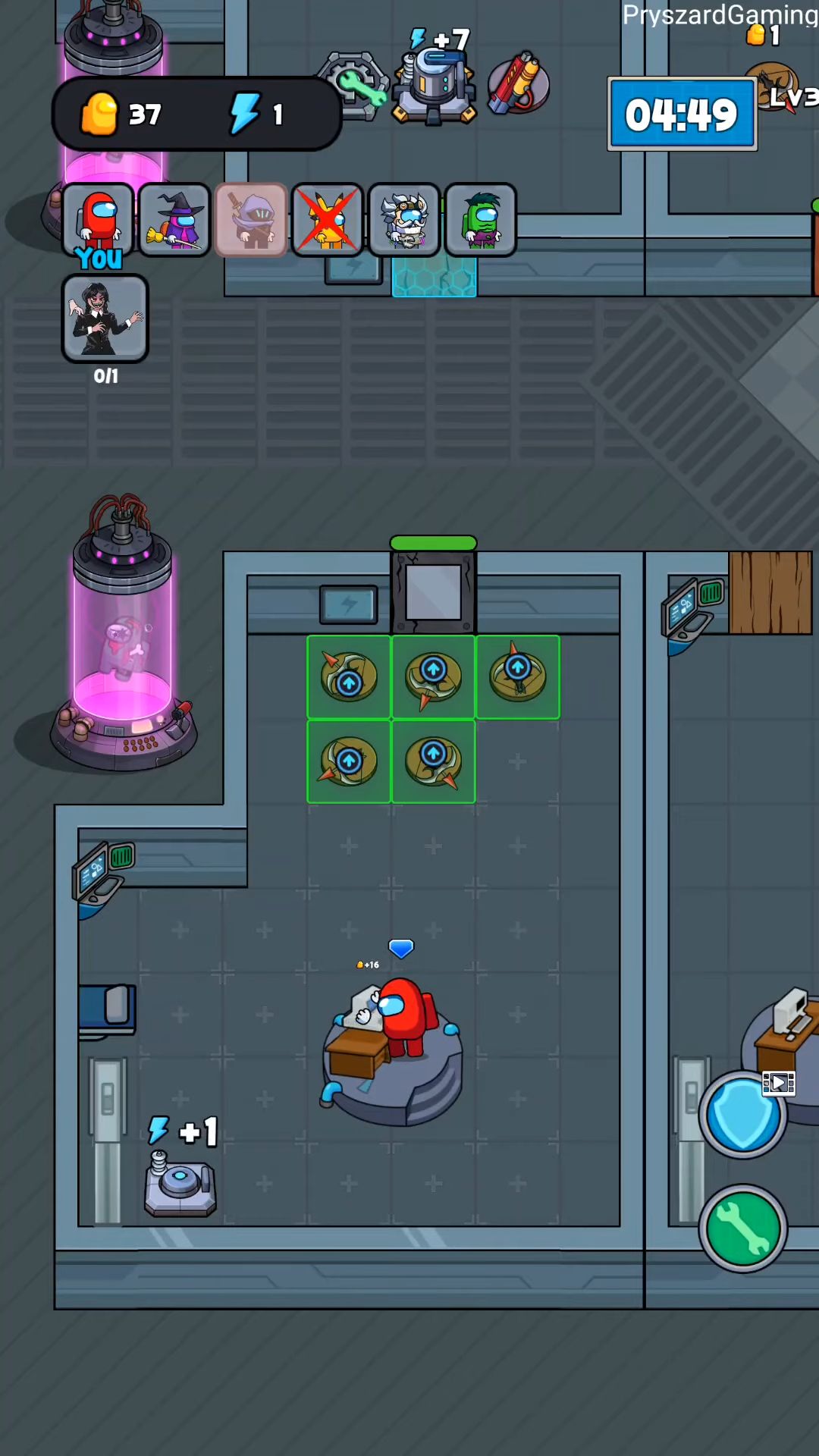 Gameplay of the Space Survivor for Android phone or tablet.