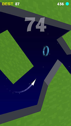 Gameplay of the Space wave for Android phone or tablet.