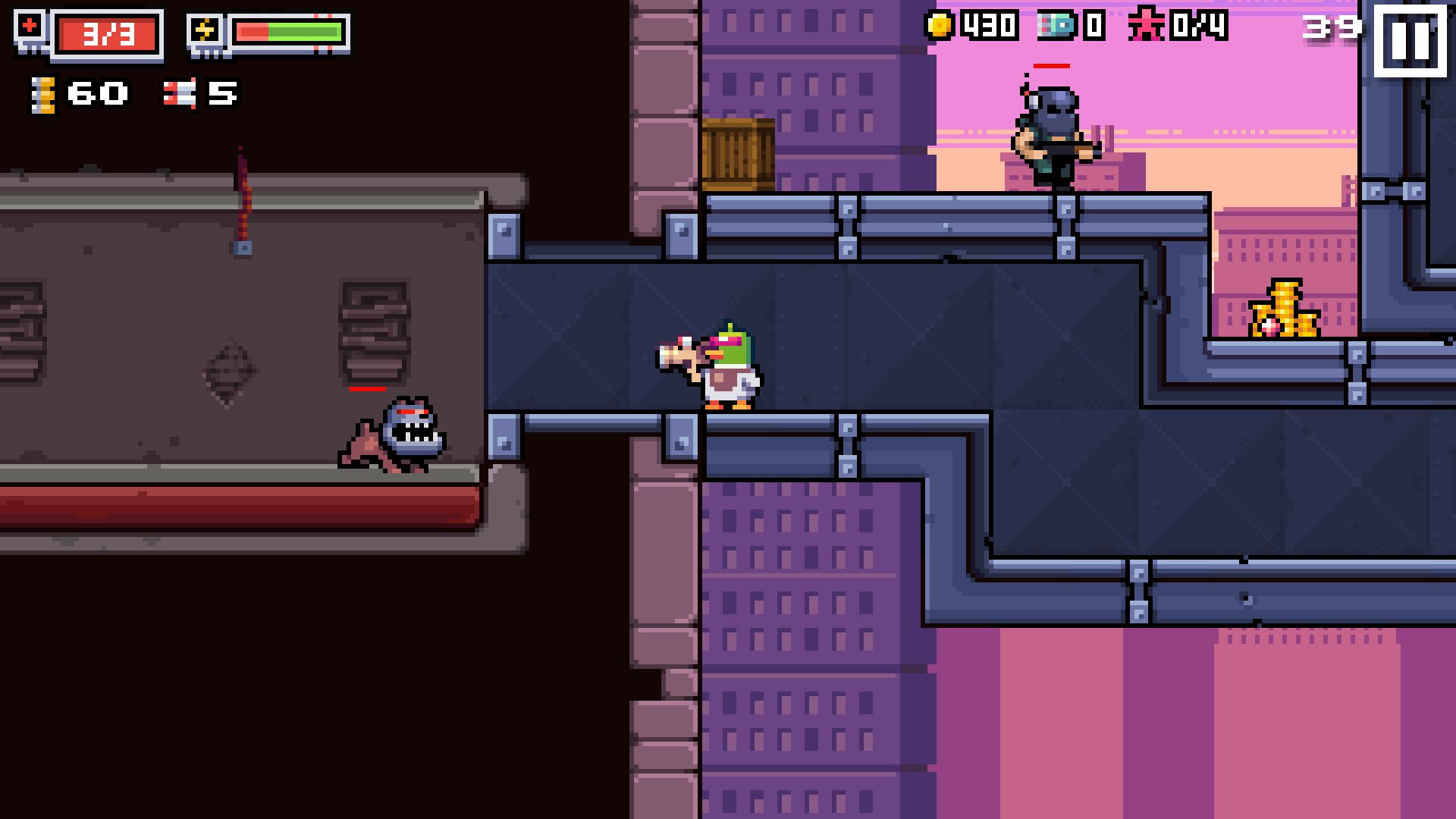 Gameplay of the Special Agent CyberDuck for Android phone or tablet.