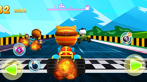 Gameplay of the Speed drifters: Go kart racing for Android phone or tablet.