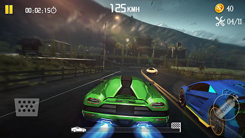 Gameplay of the Speed traffic: Racing need for Android phone or tablet.