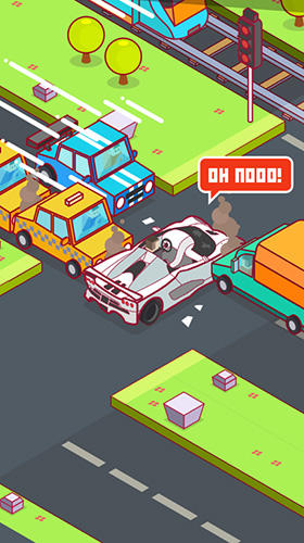 Gameplay of the Speedy car: Endless rush for Android phone or tablet.