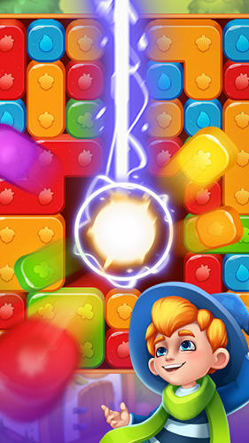 Gameplay of the Spell blast: Magic journey for Android phone or tablet.