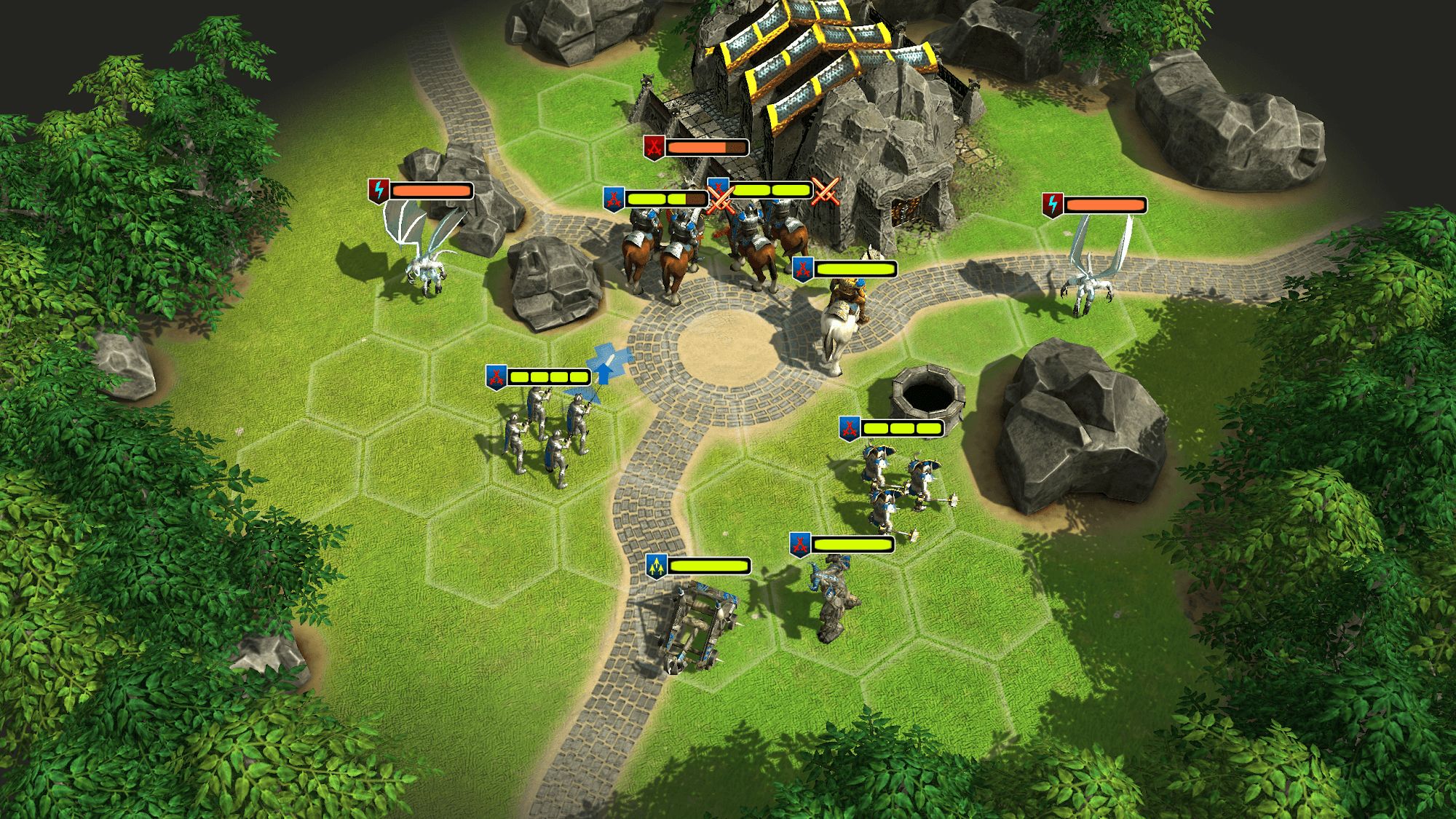 Gameplay of the SpellForce: Heroes & Magic for Android phone or tablet.