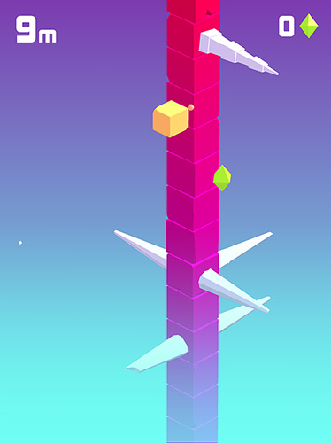 Gameplay of the Spiky trees for Android phone or tablet.