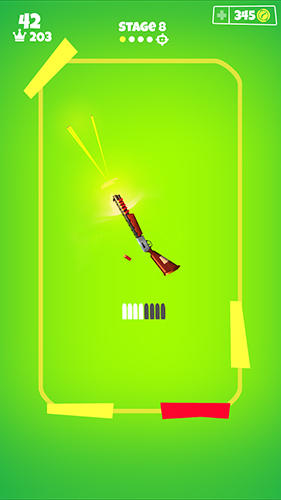 Gameplay of the Spinny gun for Android phone or tablet.