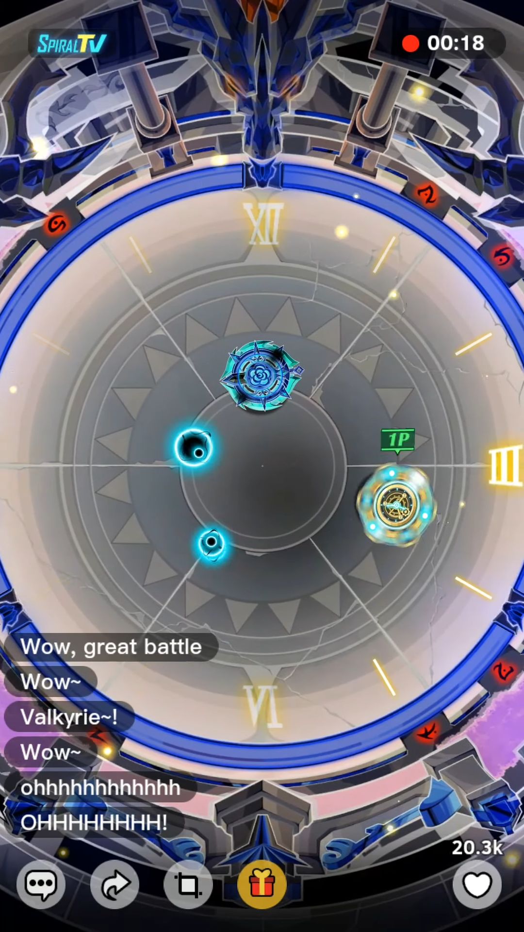 Gameplay of the Spiral Warrior for Android phone or tablet.