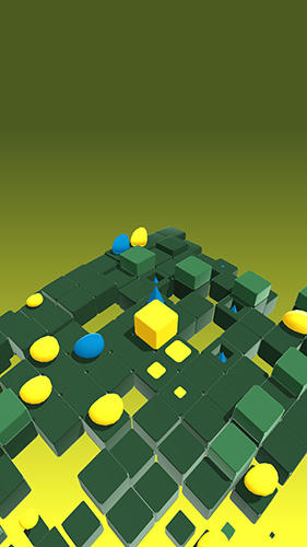 Gameplay of the Splashy cube: Color run for Android phone or tablet.