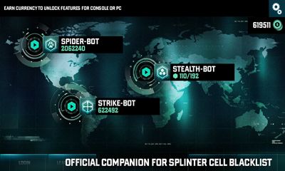 Full version of Android apk app Splinter Cell Blacklist Spider-Bot for tablet and phone.