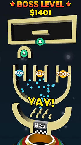 Gameplay of the Split balls 3D for Android phone or tablet.