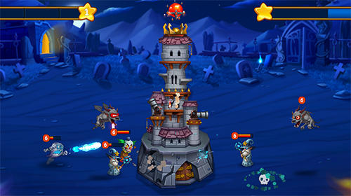 Gameplay of the Spooky Wars: Battle of legends for Android phone or tablet.