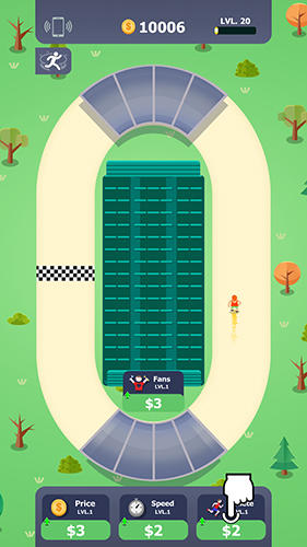 Gameplay of the Sports city idle for Android phone or tablet.