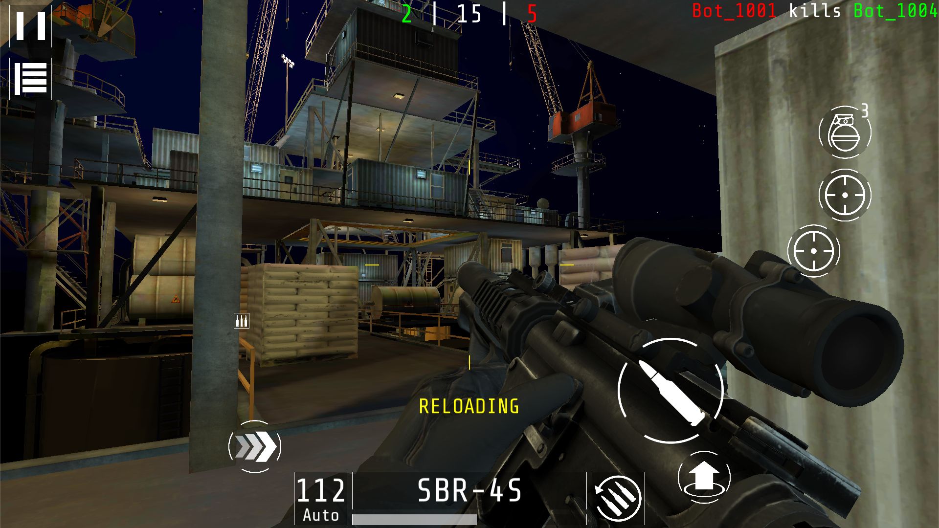 Gameplay of the Squad Strike 4 : FPS for Android phone or tablet.