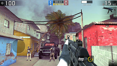 Gameplay of the Squad wars: Death division for Android phone or tablet.