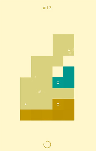 Gameplay of the Square it! for Android phone or tablet.