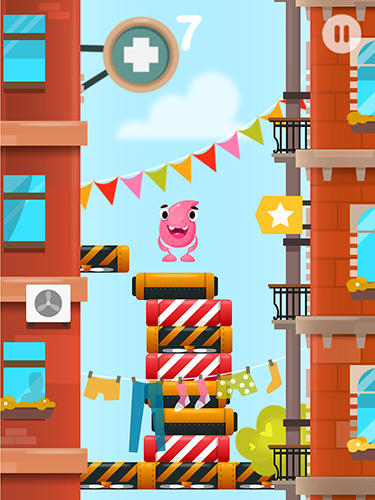Gameplay of the Stack jump drop for Android phone or tablet.