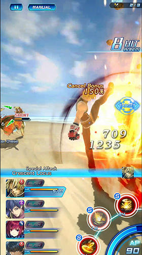 Gameplay of the Star ocean: Anamnesis for Android phone or tablet.
