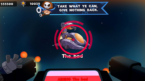 Gameplay of the Star raiders for Android phone or tablet.