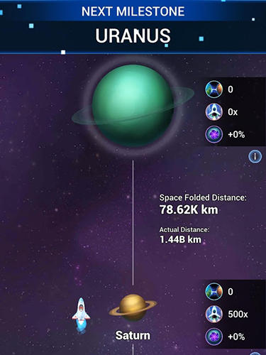 Gameplay of the Star tap: Idle space clicker for Android phone or tablet.