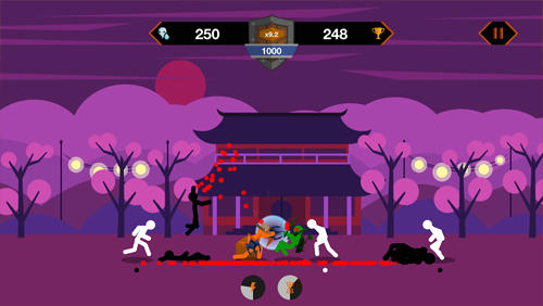 Gameplay of the Stick fight 2 for Android phone or tablet.